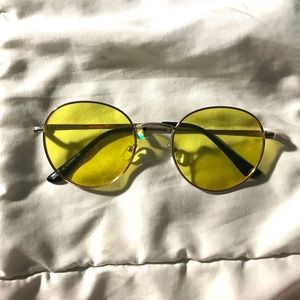 yellow glasses
